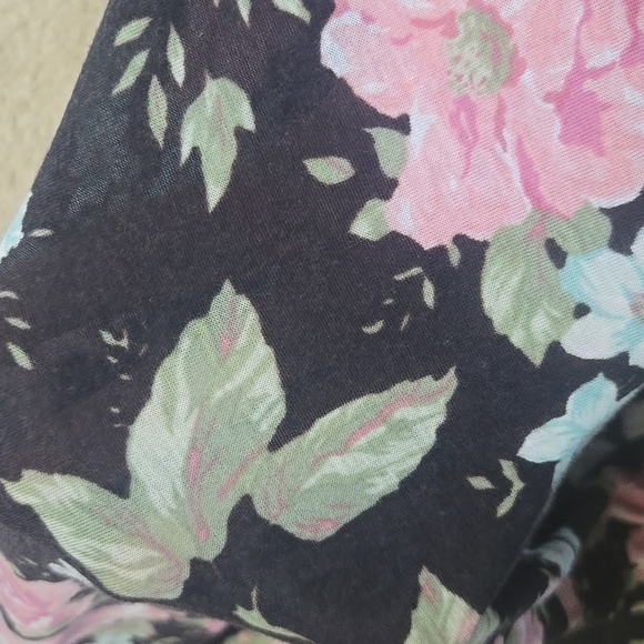 NWT Wildfox Rosie Pink and Black Flutter Sleeve Fit And Flare Dress Size Small - Picture 7 of 10